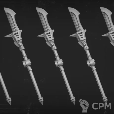 Описание картинки глефа тип Warden (правая рука) от Bazilevs по цене 497руб | Свободный Рынок Миниатюр - СРМ