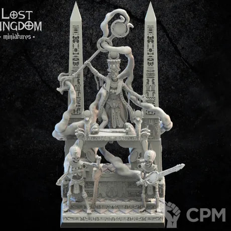 Описание картинки Tomb Kings Casket of Souls от Knight of Light по цене 1 400руб | Свободный Рынок Миниатюр - СРМ
