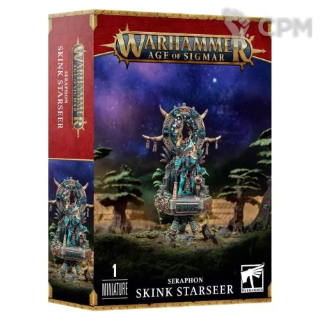 Описание картинки Seraphon: Skink Starseer от LifeIsNow по цене 4 790руб | Свободный Рынок Миниатюр - СРМ