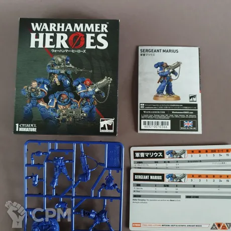 Описание картинки Warhammer Heroes Sergeant Marius от Rusty Bolter по цене 2 000руб | Свободный Рынок Миниатюр - СРМ