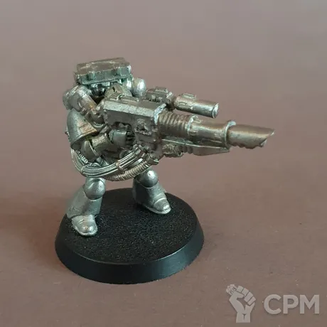 Описание картинки Space Marine Devastator Lascannon 1998 metal от Rusty Bolter по цене 750руб | Свободный Рынок Миниатюр - СРМ