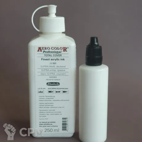 Описание картинки Schmincke Aerocolor Ink 28ml Total Cover White 60ml от Rusty Bolter по цене 1 050руб | Свободный Рынок Миниатюр - СРМ