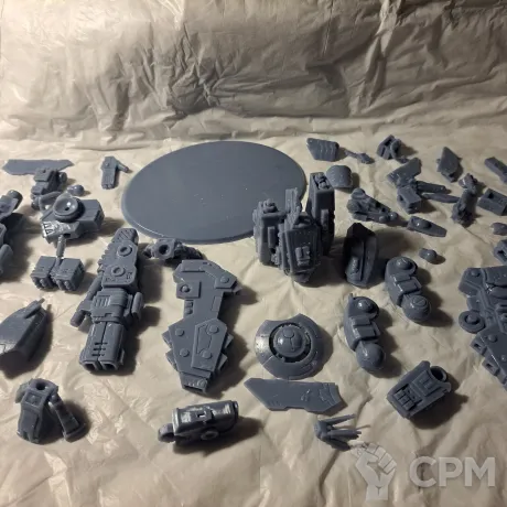 Описание картинки Riptide Battlesuit от 3d печать на заказ по цене 100руб | Свободный Рынок Миниатюр - СРМ