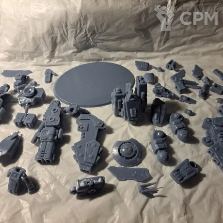 Описание картинки Riptide Battlesuit от 3d печать на заказ по цене 500руб | Свободный Рынок Миниатюр - СРМ