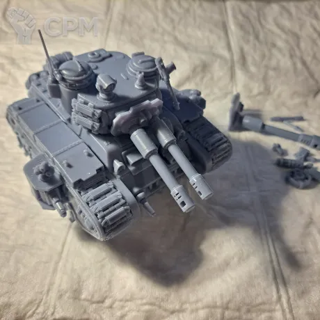 Описание картинки Rogal Dorn Battle Tank (1) от 3d печать на заказ по цене 900руб | Свободный Рынок Миниатюр - СРМ