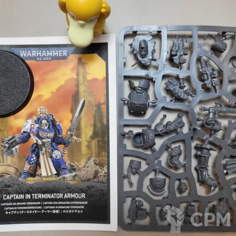Описание картинки Captain in Terminator Armour, мультипарт, ориг на спруе от Утка по цене 2 900руб | Свободный Рынок Миниатюр - СРМ