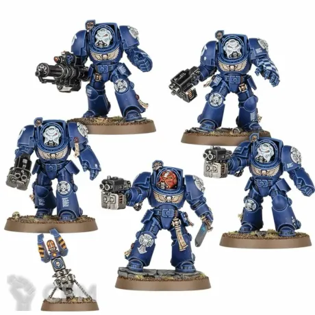 Описание картинки Terminator Squad (Leviathan) от WastelandMiniatures по цене 1 220руб | Свободный Рынок Миниатюр - СРМ