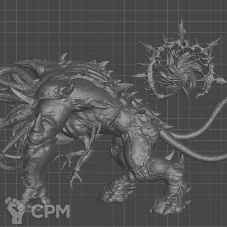 Описание картинки Mutalith Vortex Beast от WastelandMiniatures по цене 1 550руб | Свободный Рынок Миниатюр - СРМ
