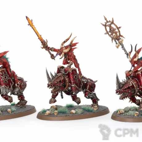 Описание картинки Bloodcrushers of Khorne от WastelandMiniatures по цене 1 300руб | Свободный Рынок Миниатюр - СРМ