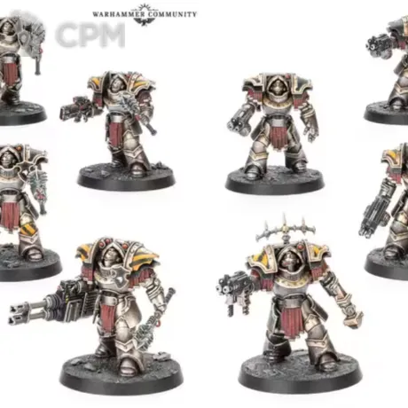 Описание картинки Cataphractii Terminators 6 моделей. от WastelandMiniatures по цене 1 240руб | Свободный Рынок Миниатюр - СРМ