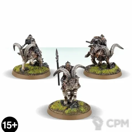 Описание картинки Iron Hills Goat Riders от WastelandMiniatures по цене 990руб | Свободный Рынок Миниатюр - СРМ