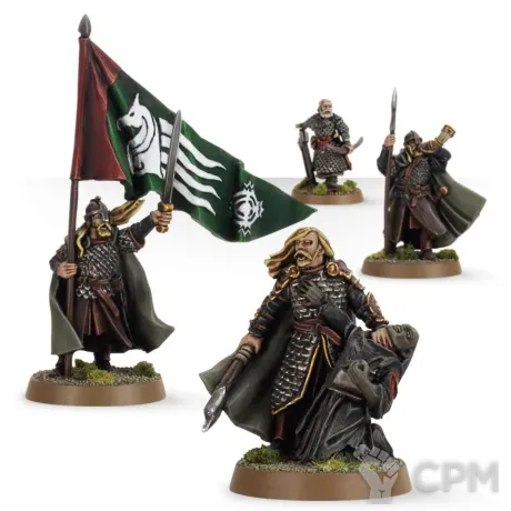 Описание картинки Rohan Commanders от WastelandMiniatures по цене 600руб | Свободный Рынок Миниатюр - СРМ