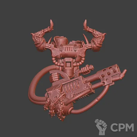 Описание картинки CSM Flamethrower v2 от Стальные Небеса по цене 150руб | Свободный Рынок Миниатюр - СРМ