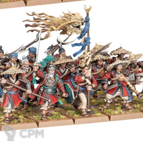 Описание картинки Peasant Levy 10 моделей с Копьями. Скан + базы от WastelandMiniatures по цене 1 200руб | Свободный Рынок Миниатюр - СРМ