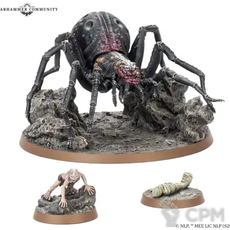 Описание картинки The Path of Cirith Ungol Shelob &amp; Gollum (2026) от WastelandMiniatures по цене 1 300руб | Свободный Рынок Миниатюр - СРМ
