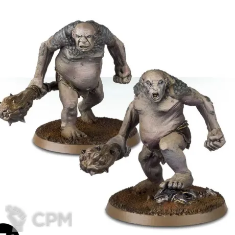 Описание картинки Gundabad Ogres от WastelandMiniatures по цене 800руб | Свободный Рынок Миниатюр - СРМ