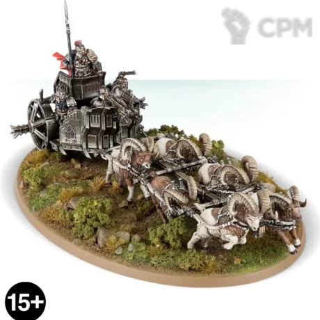 Описание картинки Iron Hills Chariot от WastelandMiniatures по цене 1 600руб | Свободный Рынок Миниатюр - СРМ