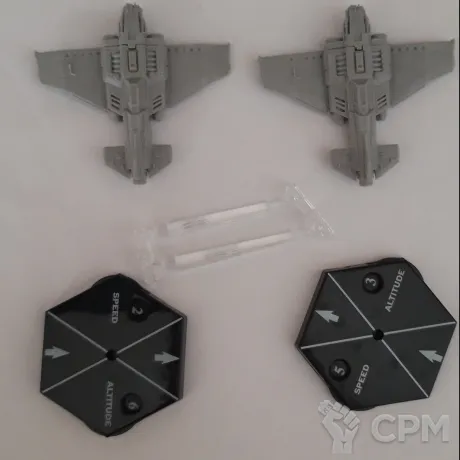 Описание картинки Aeronautica Imperialis Imperial Navy Thunderbolt Fighters (Forgeworld) от Oberon по цене 2 200руб | Свободный Рынок Миниатюр - СРМ