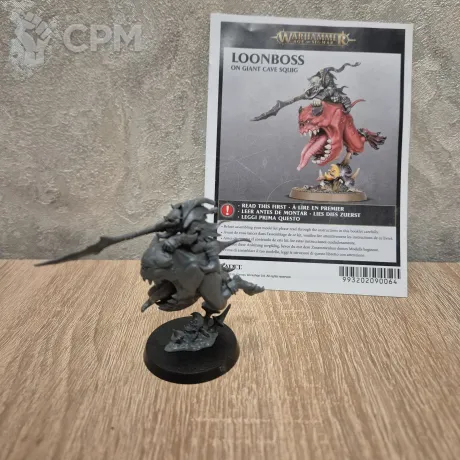 Описание картинки Loonboss On Giant Cave Squig от Andrew_F по цене 2 900руб | Свободный Рынок Миниатюр - СРМ