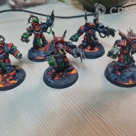Описание картинки Chaos Terminator Squad от Rauch по цене 2 000руб | Свободный Рынок Миниатюр - СРМ