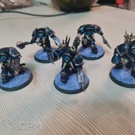 Описание картинки Chaos Terminator Squad от Rauch по цене 2 000руб | Свободный Рынок Миниатюр - СРМ