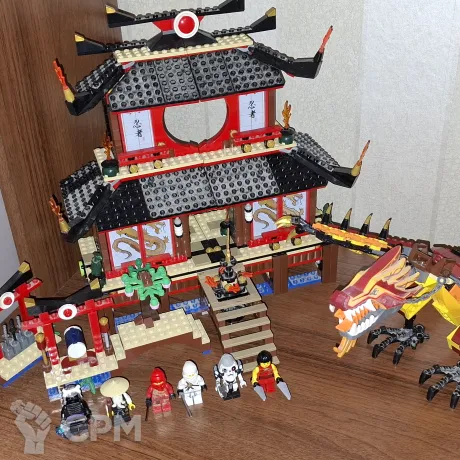 Описание картинки Lego Ninjago 2507 Fire Temple от EchoChannel по цене 30 000руб | Свободный Рынок Миниатюр - СРМ