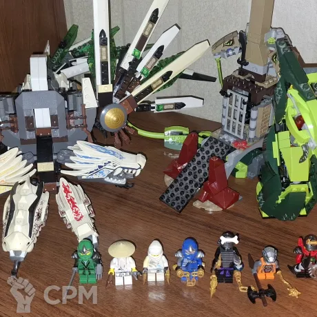 Описание картинки Lego Ninjago 9450 Epic Dragon Battle от EchoChannel по цене 35 000руб | Свободный Рынок Миниатюр - СРМ