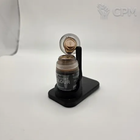 Описание картинки Подставка – непроливайка для красок от Games Workshop V1 от Пластиковая Сова по цене 100руб | Свободный Рынок Миниатюр - СРМ