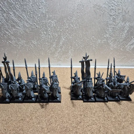 Описание картинки Elven Spearmen х20 от Andrew_F по цене 4 500руб | Свободный Рынок Миниатюр - СРМ