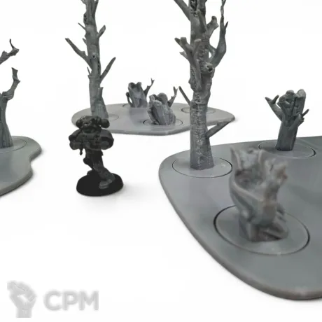 Описание картинки Мертвые деревья - Террейн от Terrain Print по цене 1 900руб | Свободный Рынок Миниатюр - СРМ