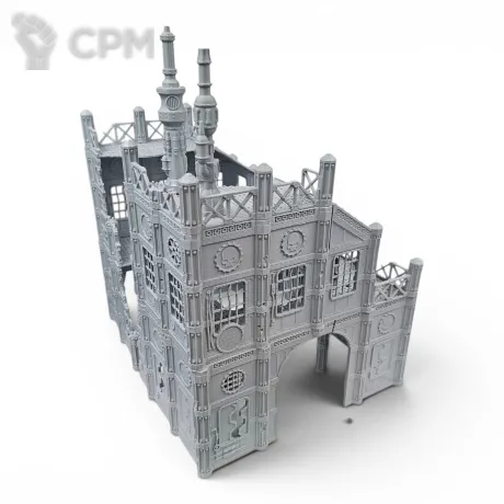Описание картинки Завод Фабрикатора - Sector Mechanicus Террейн от Terrain Print по цене 4 800руб | Свободный Рынок Миниатюр - СРМ