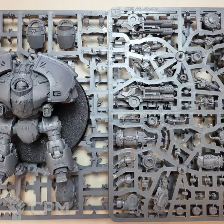 Описание картинки Saturnine Siege Dreadnought – Chiron Configuration, Saturnine, ориг от Утка по цене 4 400руб | Свободный Рынок Миниатюр - СРМ