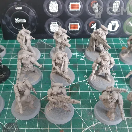 Описание картинки Kasrkin kill team от Solbadguy по цене 8 000руб | Свободный Рынок Миниатюр - СРМ