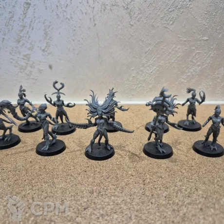 Описание картинки Daemonettes of Slaanesh x10 от Andrew_F по цене 2 800руб | Свободный Рынок Миниатюр - СРМ