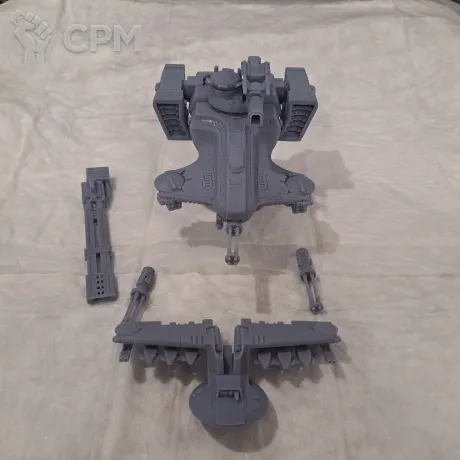 Описание картинки Hammerhead Gunship \ Devilfish \ Sky Ray Gunship от 3d печать на заказ по цене 1 400руб | Свободный Рынок Миниатюр - СРМ