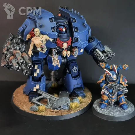 Описание картинки Night Lords Legion Leviathan Dreadnought | Левиафан Дредноут Повелителей Ночи от Moneykells по цене 3 000руб | Свободный Рынок Миниатюр - СРМ