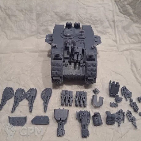 Описание картинки Land Raider / Land Raider Crusader / Land Raider Redeemer от 3d печать на заказ по цене 100руб | Свободный Рынок Миниатюр - СРМ