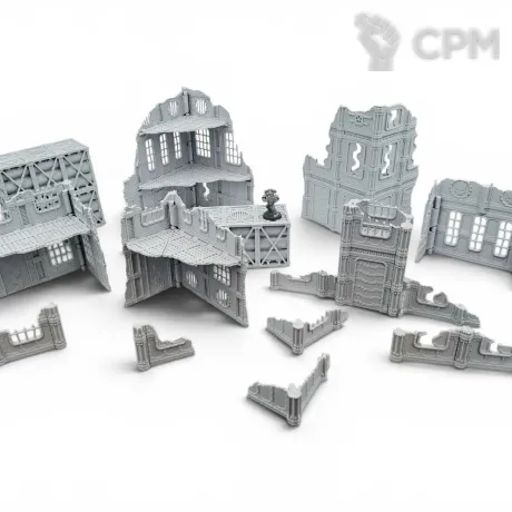 Описание картинки Набор Террейна 11th Редакции - Sector Mechanicus от Terrain Print по цене 6 400руб | Свободный Рынок Миниатюр - СРМ