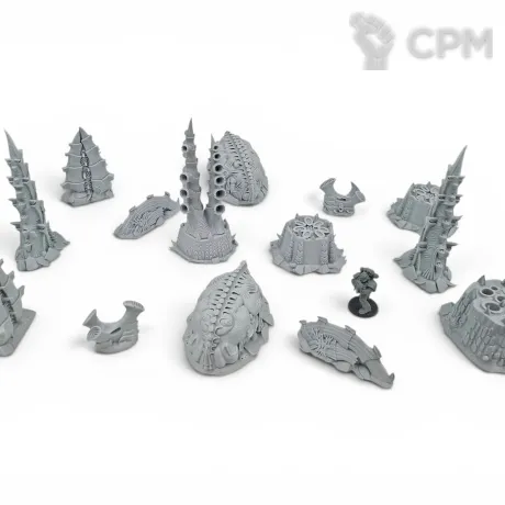 Описание картинки Killzone Upgrade: Tyranid Infestation от Terrain Print по цене 1 400руб | Свободный Рынок Миниатюр - СРМ