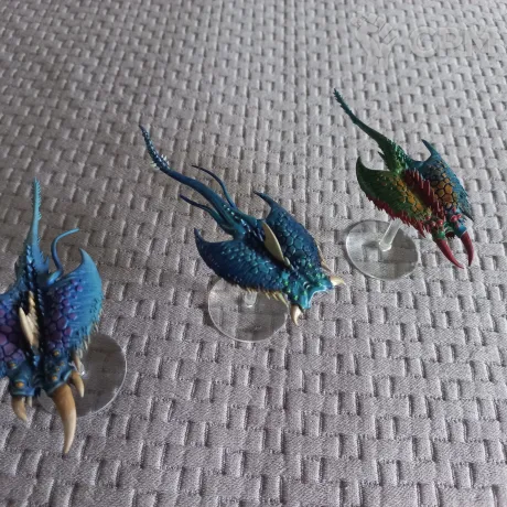Описание картинки Screamers of Tzeentch от Iris68 по цене 3 300руб | Свободный Рынок Миниатюр - СРМ