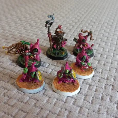 Описание картинки Gloomspite gitz 6шт. от Iris68 по цене 1 100руб | Свободный Рынок Миниатюр - СРМ