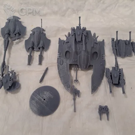 Описание картинки Wave Serpent / Fire Prism / Falcon от 3d печать на заказ по цене 100руб | Свободный Рынок Миниатюр - СРМ
