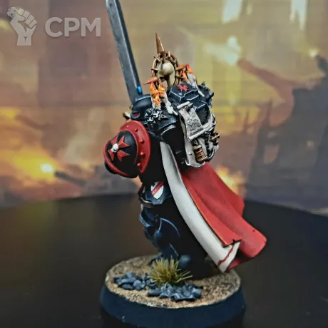 Описание картинки Black Templars Sword Brother | Брат Меча от Moneykells по цене 1 500руб | Свободный Рынок Миниатюр - СРМ