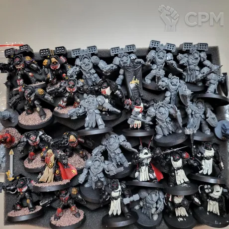 Описание картинки Deatwhing terminator squad (19ориг, 10 ноги-спина литые, ~14 таких же), +битсы от Утка по цене 11 500руб | Свободный Рынок Миниатюр - СРМ