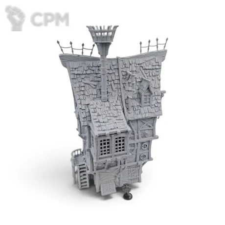 Описание картинки Дом на Дрифтвуд Лэйн 46 - Фэнтези Террейн, Hexengarde от Terrain Print по цене 4 700руб | Свободный Рынок Миниатюр - СРМ