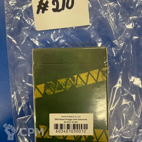 Описание картинки Beastsnagga Orks Data Cards 9th #210-15 от WakoLab (Origs) по цене 1 650руб | Свободный Рынок Миниатюр - СРМ