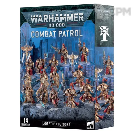 Описание картинки Combat Patrol: Adeptus Custodes (2024) от LifeIsNow по цене 15 990руб | Свободный Рынок Миниатюр - СРМ