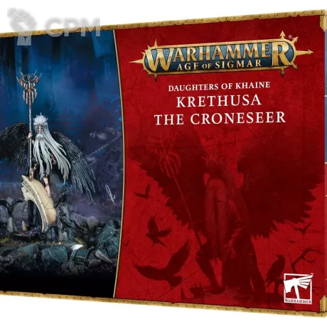 Описание картинки AoS | Age of Sigmar | Daughters of Khaine: Krethusa the croneseer от LifeIsNow по цене 5 990руб | Свободный Рынок Миниатюр - СРМ
