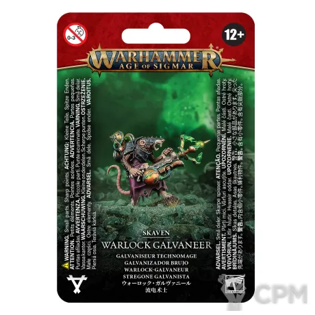 Описание картинки Набор миниатюр Warhammer Age of Sigmar Skaven Warlock Galvaneer от Дауран по цене 3 200руб | Свободный Рынок Миниатюр - СРМ