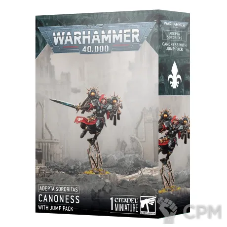 Описание картинки Adepta Sororitas: Canoness with Jump Pack от LifeIsNow по цене 4 490руб | Свободный Рынок Миниатюр - СРМ